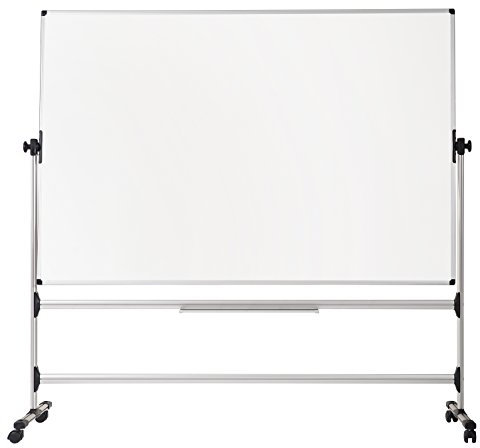 Bi-Office Earth-It mobiles drehbares Whiteboard, Keramikoberfläche, 180 x 120 cm