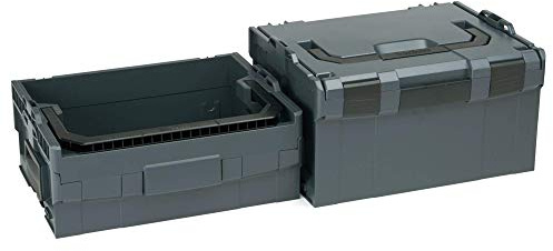 L-BOXX Sortimo Werkzeugkoffer | LT BOX 170 & L BOXX 238 | Sortimentskasten Kunststoff Gross | Werkzeugkoffer leer | Ideale Sortimentskoffer groß