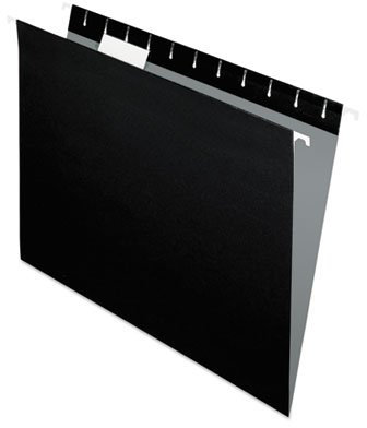 Pendaflex Hängemappen: hängend Datei Ordner, 1/5 Tab, Letter, schwarz, 25 pro Box –:-Verkauft als 1 BX