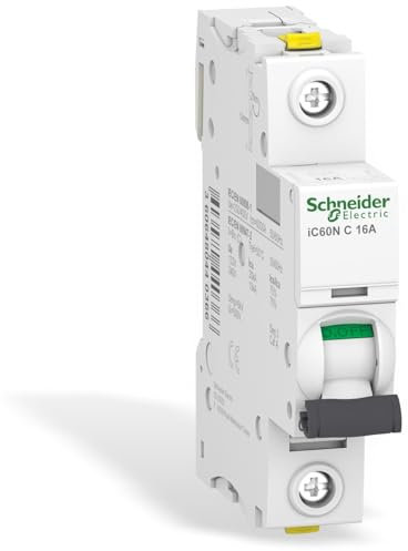 Schneider Electric Leitungsschutzsschalter Acti9 IC60N, 1-polig, 16A, C-Charakteristik, Artikelnummer A9F04116