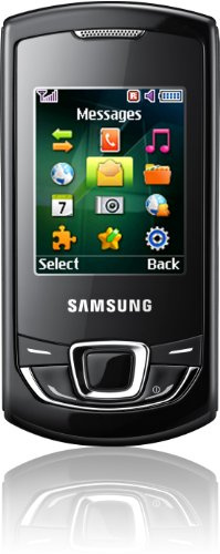 Samsung E2550 Téléphone portable Accès aux réseaux sociaux Appareil photo Lecteur MP3 Noir intense (Import Allemagne)