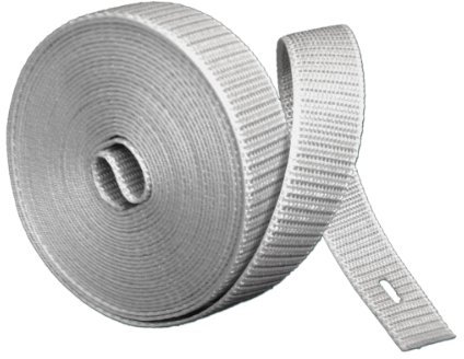 Rollladen, Gurtband, Rolladengurt, Rolladengurt, Rollo 23 mm Breite, 4,5 m Länge, Grau