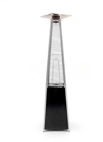 k2ocalore Niklas Totem Heizstrahler Gas-Außen, 73 x 73 x 221 cm