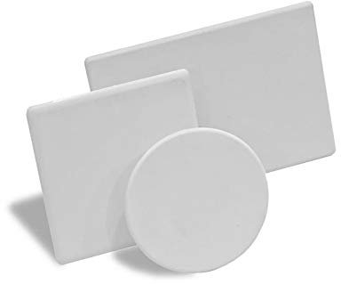 FAMATEL - Tapa de caja de empotrar | Con garras metálicas | 200x200 mm | Gris