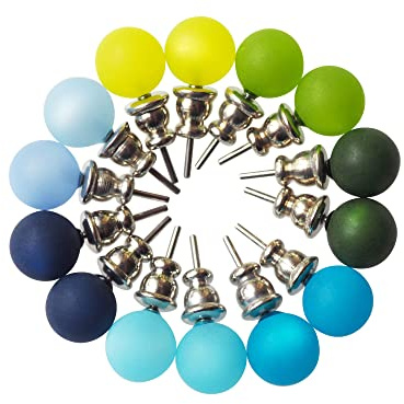 Polarisohrstecker blau türkis grün Ohrstecker Perle