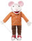 Mouse w/Sneakers, Full Body, Ventriloquist Style, Animal Puppet, 65cm