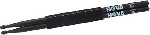 Vic FIrth - NOVA Drumsticks - 5B - Wood Tip - Black