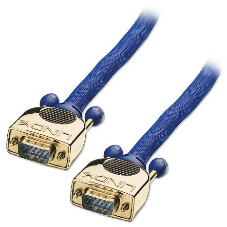Lindy Premium Gold VGA 10.0m cavo VGA 10 m VGA (D-Sub) Blu