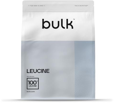 Bulk Leucine Powder, 500 g, 166 Servings, Packaging May Vary