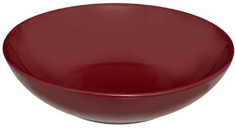 Secret de Gourmet - Lot de 6 Assiettes Creuses Colorama 20cm Rouge