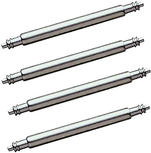 4 Stück 20mm Eichmüller Edelstahl Federstege 1,5mm Durchmesser für Uhren Armbänder