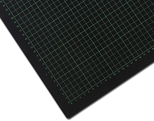 Schneidematte A0, 90 x 120 cm | Mit Hilfslinien, schont Klingen | Schneide-Unterlage, Cutting Board/Mat für Patchwork | Bastelmatte, Bastelunterlage, Arbeitsunterlage | Beidseitig verwendbar als Nähunterlage