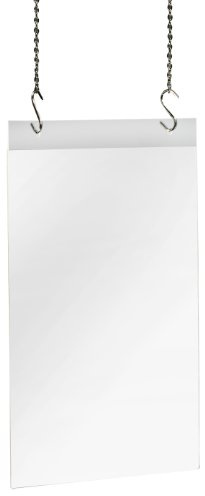 SIGEL TA240 Porte-affiches à suspendre, 21 x 32,7 x 0,4 cm, acrylique transparent