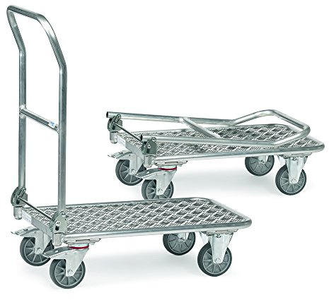 Fetra Alu-Klappwagen, Traglast 150 kg, 1 Stück, silber/alu, 1133