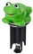 WENKO 21449100 Abfluss-Stopfen Pluggy 3D Frosch