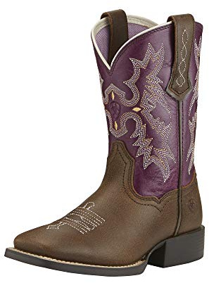 ARIAT BMVY9 Tombstone Western Boot Vintage Bomber/Plum 5