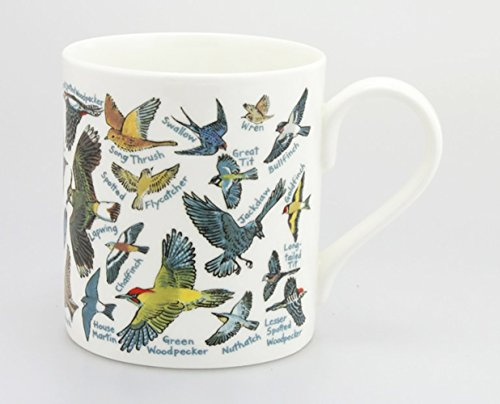 Taza de porcelana fina – Picturemaps – Taza, diseño de pájaros, Porcelana de ceniza de hueso, Large