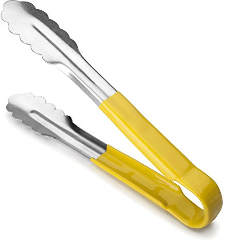 Lacor Monoblock tänger karu, rostfritt stål, gul, 30 cm