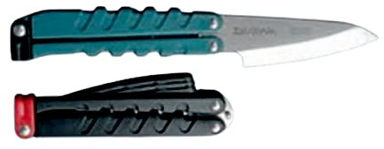 Daiwa Fish Deva Fishing Knife, Black (Assorted, Black or Green, Any Color Cannot Be Specified)
