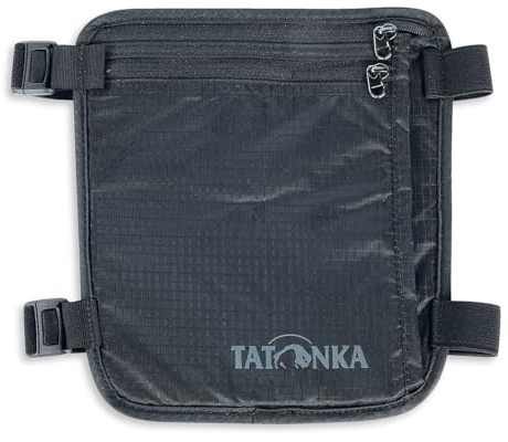 Tatonka Skin Secret Pocket - Sicherheits-Geldbörse zum Tragen am Bein - schwarz - 19 x 19 cm