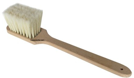 Pain Fer M. Manche en bois 410 mm poils crin Pain 7 rangées de fer