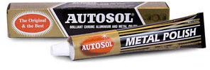 Autosol - Polisseur lustreur pour chrome, aluminium, métal, cuivre, acier, en pâte - 2 tubes de 100 g