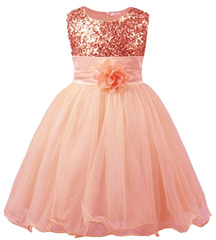 JerrisApparel Principessa Ragazza Fiore Paillettes Festa Matrimonio Vestito