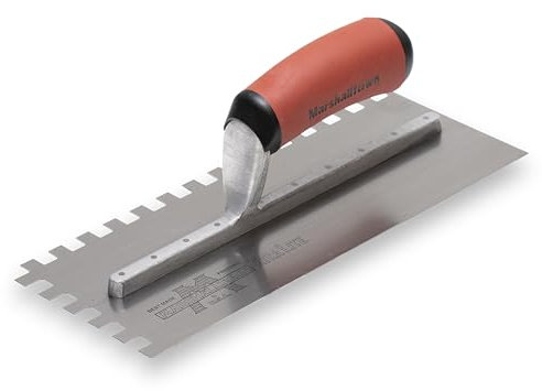 Marshalltown 3/8 Square Notched Trowel DuraSoft Handle