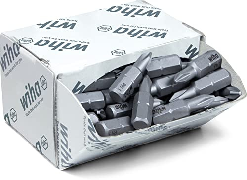 Wiha Bit Set Standard 25 mm Phillips (PH1) 50-tlg. 1/4 in Großpackung (08047)