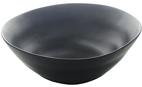 Matte Wave Bowl, Black