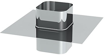 Dehnfugenblech für Schamotte, 120mm x 180mm Dehnfugenblech, Plattenmaß 330 x 330mm, Edelstahl