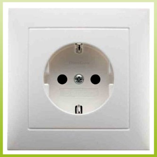 Hager Berker 47429909 Steckdose SCHUKO m.Abdeckplatte S.1 polarweiß matt