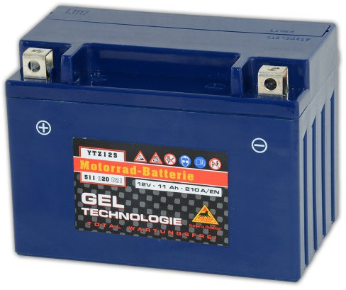 Panther GEL Batterie 12V 9Ah YTZ12-S Motorradbatterie DIN 51120 Quad YTZ12S