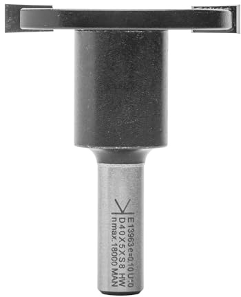 ENT 13963 Scheibennutfräser HW, Schaft (S) 8 mm, Durchmesser (D) 40 mm, NL 5 mm, GL 50 mm, auf Aufnahmedorn montiert