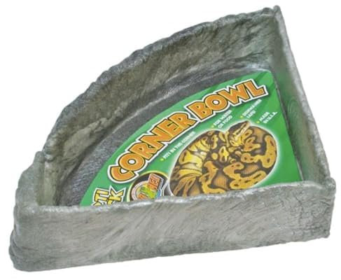 Zoo Med KB-50E Repti Rock Corner Bowl, XLG Eck-Wassernapf für Reptilien