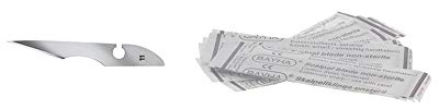 12x Bayha Skalpellklingen, unsteril, Klingen einzeln verpackt, Figur 11