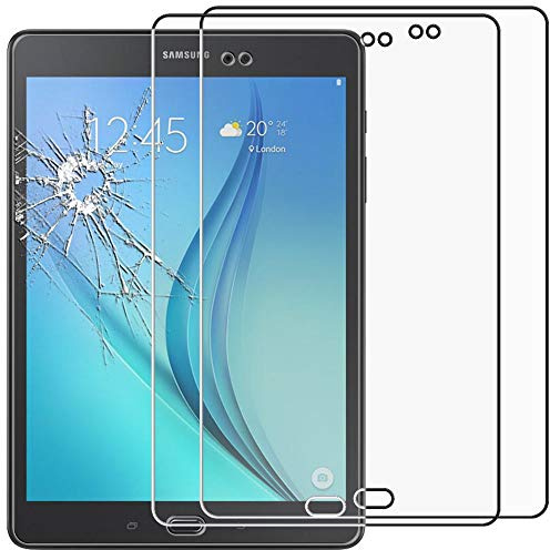 ebestStar - {2 Stück) Panzer Schutz Glas für Samsung Galaxy Tab A 9.7 T550 / S Pen P550, 3D Displayschutz, 9H gehärte Glas, Abgerundete, Blasenfrei