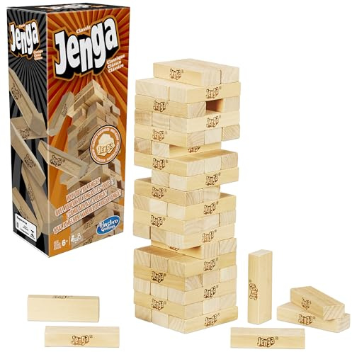 Hasbro - Jenga Gioco di Precisione e Abilità [Versione Inglese]