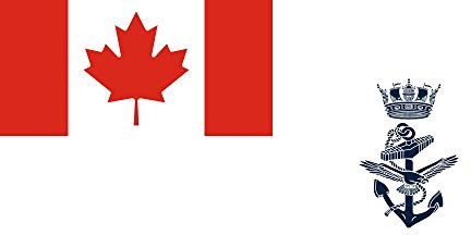 magFlags Drapeau Large Naval Jack of Canada | Drapeau Paysage | 1.35m² | 80x160cm