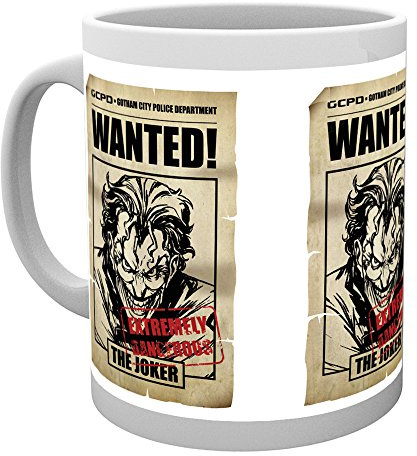 GB Eye LTD, Batman Comic, Joker Wanted, Taza