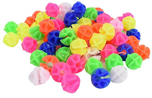 Fahrradspeiche Perlen Mehrfarbiger Fahrradradclip auf Perlen Fahrraddekoration ca. 72er Pack