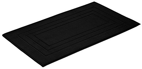 Vossen 1149410790 Feeling - Badeteppich, 67 x 120 cm, schwarz