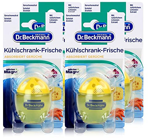 4 x Dr. Beckmann kylskåp färsk lime – med naturligt citronextrakt