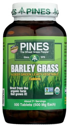 Pines Barley Grass 500 Milligrams 500 Tabs