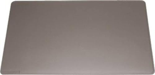 Durable Schreibunterlage (mit Dekorrille, 530 x 400 mm) grau, 710210 | Schreibtischunterlage 530 x 400 mm, rutschfeste Schreibtischmatte mit Dekorrille, elastische Schreibfläche