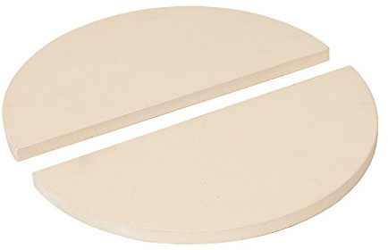 Monolith Deflektorstein Le Chef - Halbmondfrmig, Keramik, Grau, 12 cm, 932 Grad Fahrenheit
