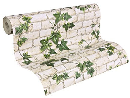 100343 A.S. Création 980434 Tapete Dekor Steine Efeu