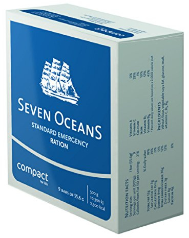 Seven OceanS® Emergency food rations sea