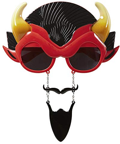 W WIDMANN MILANO Party Fashion - Gafas divertidas, artículo de broma, accesorio de disfraz, accesorio, carnaval, fiesta temática