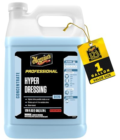 Meguiar's D17001 Hyper Dressing - 1 Gallon – Give Your Car’s Trim Pieces the Best Shine & Gloss
